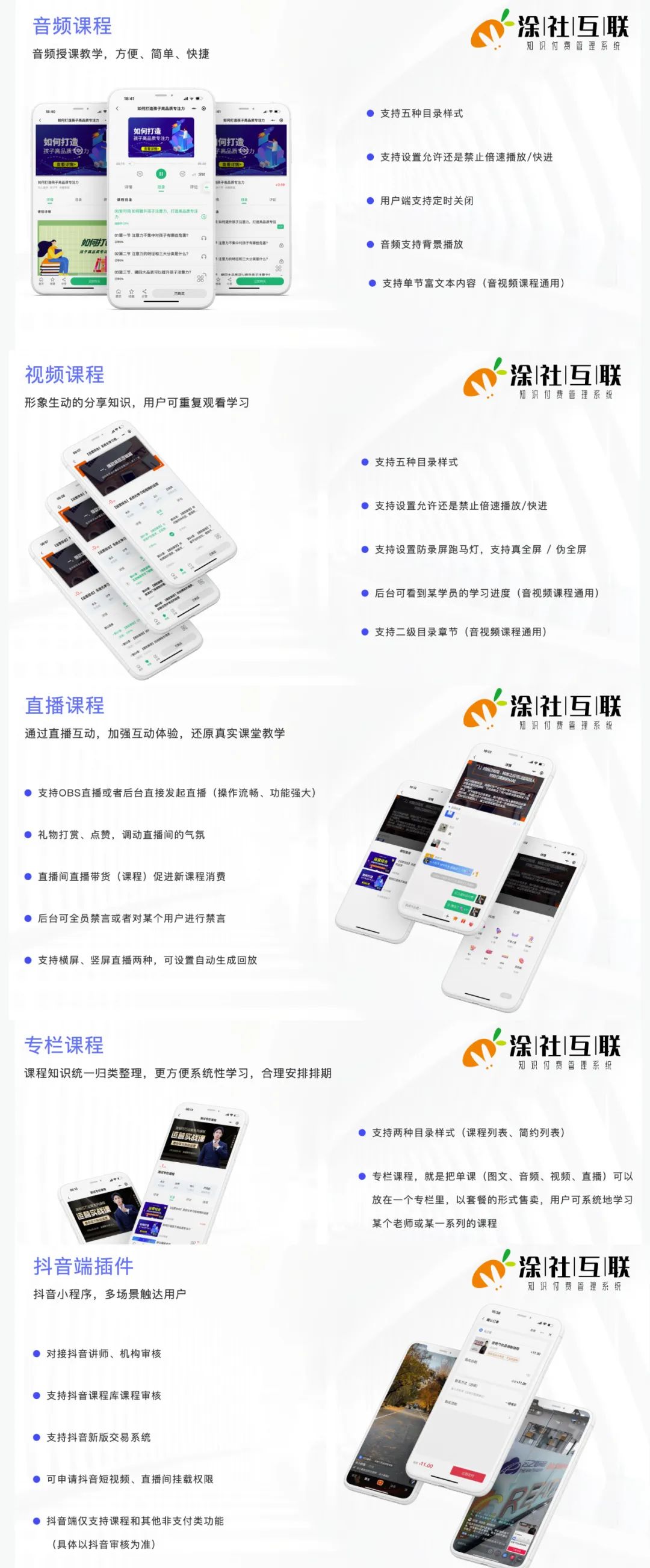 粉丝福利,SAAS知识付费系统,免费提供